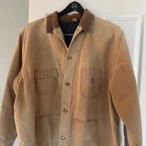Vintage Carhartt Blanket Lined Chore Coat, made in USA!